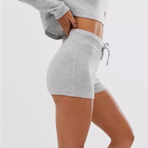 ASOS Loungeable mix & match cheeky lounge short in grey, Size US 8 - Picture 8 of 8
